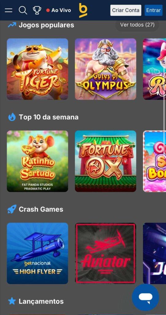 jogos de cassino na betnacional