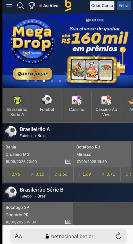 código promocional betnacional no cassino