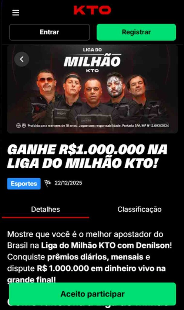 KTO liga do milhao