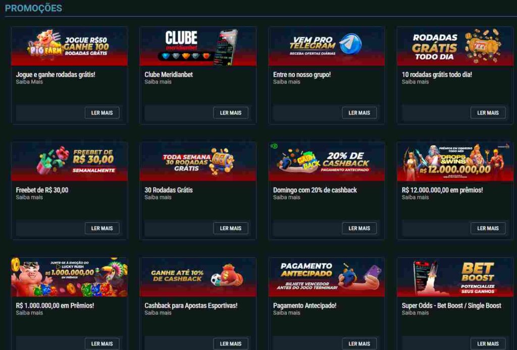 meridianbet promoçoes
