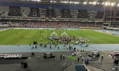 Botafogo faz festa do título da Série B