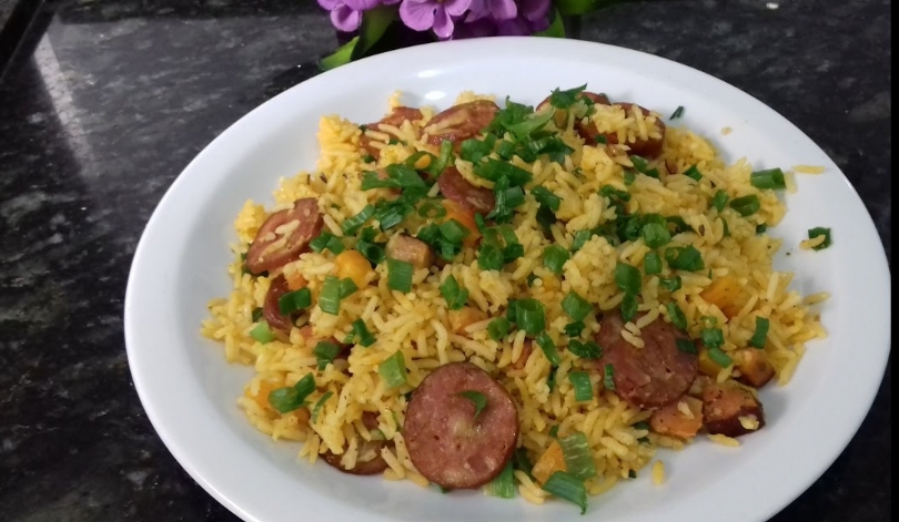 Arroz de panela de pressão