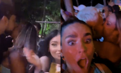 Valesca Popozuda 'passa o rodo' e 'pega' Lucas Selfie e Matheus Mazzafera