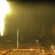 Iluminador é lançado no estacionamento da usina nuclear Zaporíjia