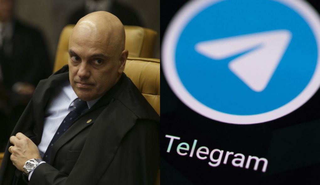 Alexandre de Moraes e Telegram