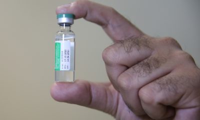 Imagem de um frasco de vacina