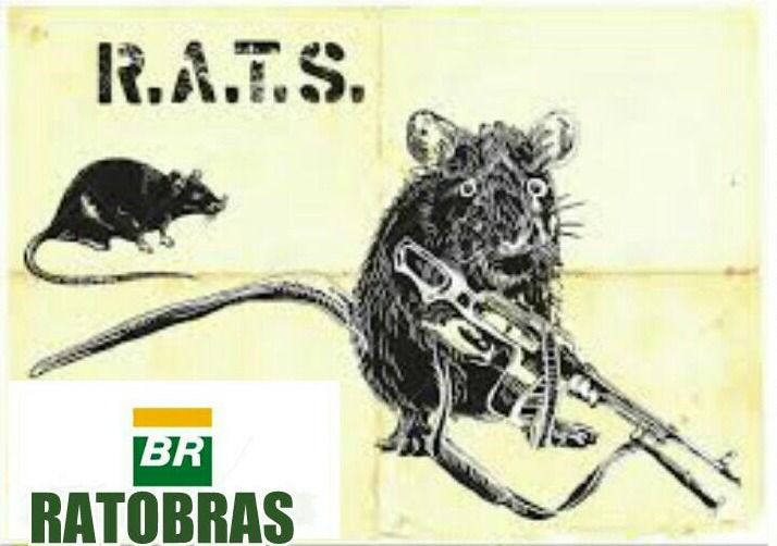 Suspeitos conversavam em um grupo cuja a logo era um rato armado com fuzil