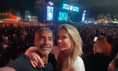 Romário e Marcelle Ceolin