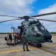 Exército fornece helicópteros para transporte de bombeiros no RJ