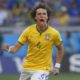 David Luiz com a camisa da seleção brasileira