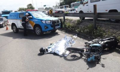 Motociclista morre em acidente na RJ-104, no Jardim Catarina. Foto: Reprodução Internet
