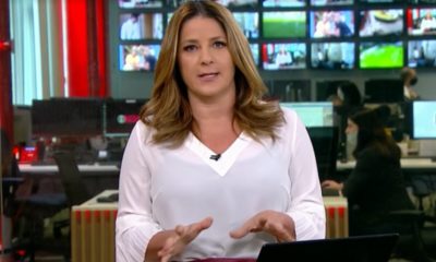 Christiane Pelajo em telejornal da GloboNews