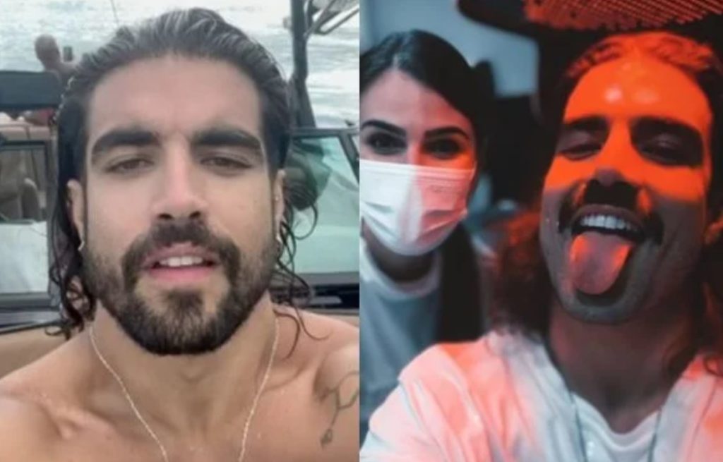 Caio Castro faz tratamento capilar