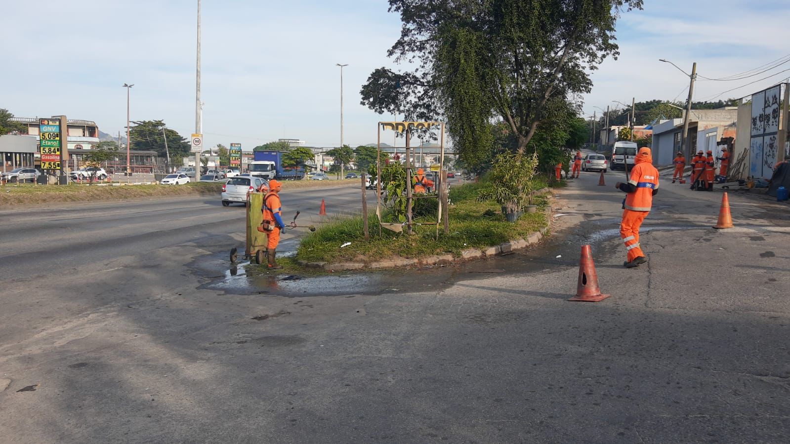 A ação contou com a participação de quase 200 garis