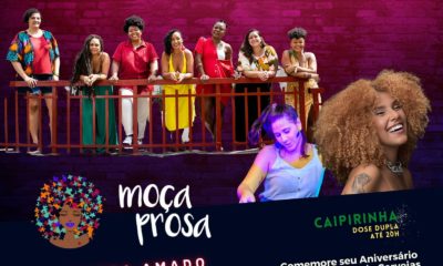 Moça Prosa faz show gratuito no 'Samba do Capitu' neste sábado