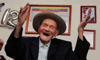 Juan Vicente Mora, o venezuelano mais velho do mundo
