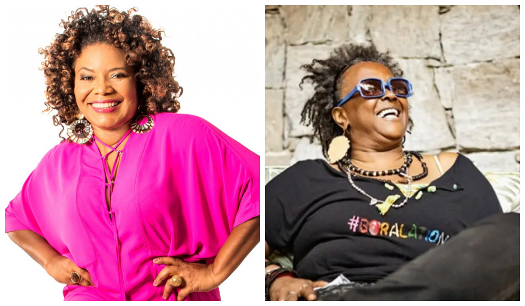 Margareth Menezes e Sandra de Sá são as homenageadas desta semana no musical Vozes Negras (Foto: Reprodução/ Instagram)
