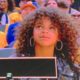 Blue Ivy durante jogo da NBA