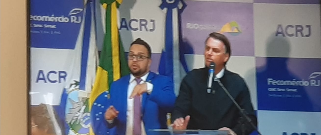 Jair Bolsonaro na ACRJ