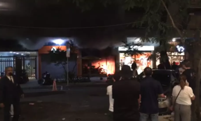 Incêndio atinge loja de bicicleta em Botafogo