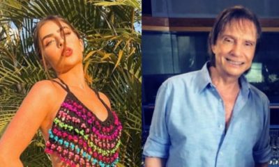 Jade Picon e Roberto Carlos