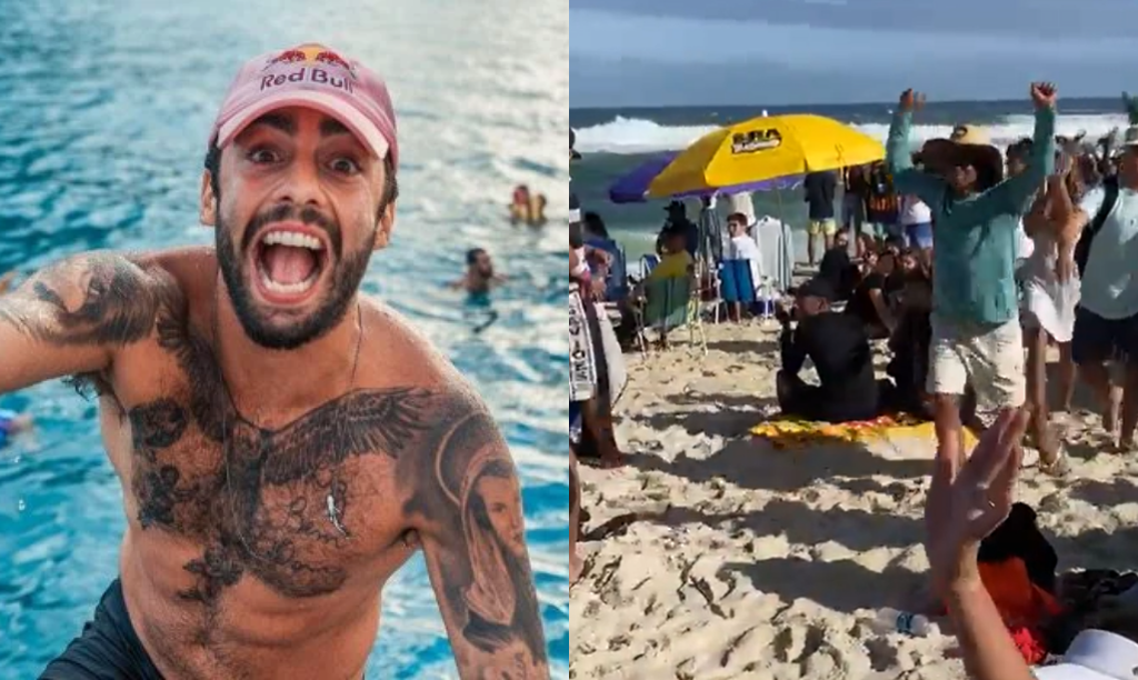 Pedro Scooby leva ambulante para seu camarote