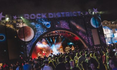 Palco Rock District, onde uma banda será lançada no Rock in Rio
