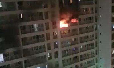 Fogo atinge apartamento no Rio 2