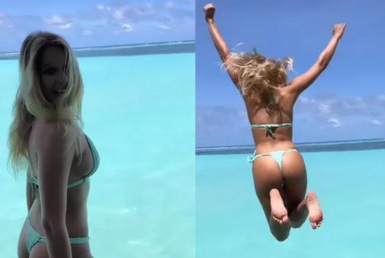 Isabella Santoni nas Ilhas Maldivas