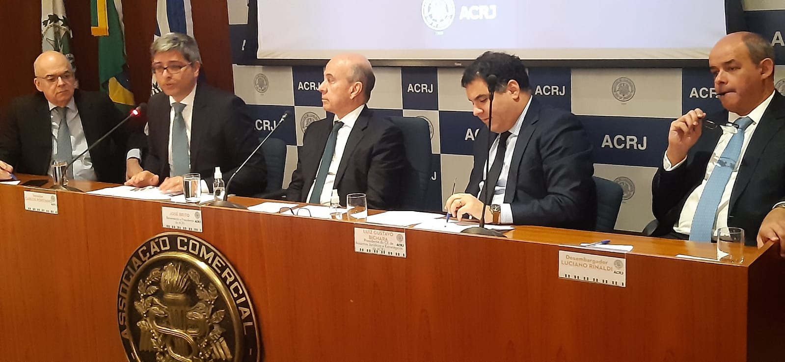 Senador Portinho na ACRJ