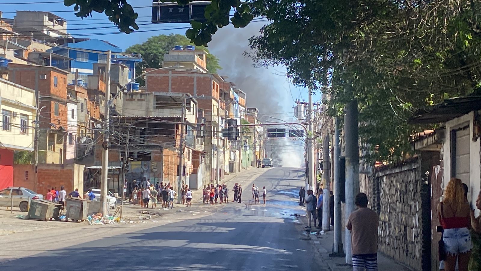 Avenida Marechal Rondon bloqueada após protesto