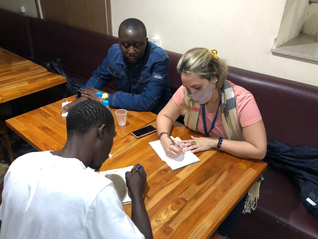 O camaronês permaneceu no leme do navio durante os 20 dias da viagem até a costa Brasileira
