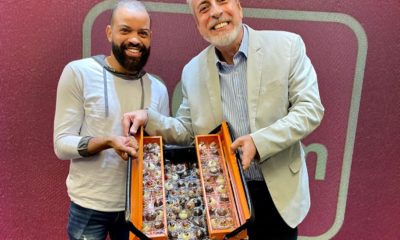 Iggor Paz ao lado de Clóvis Monteiro