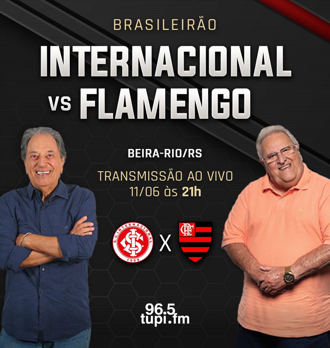 FLAMENGO X INTERNACIONAL AO VIVO - BRASILEIRÃO 2022 DIRETO DO