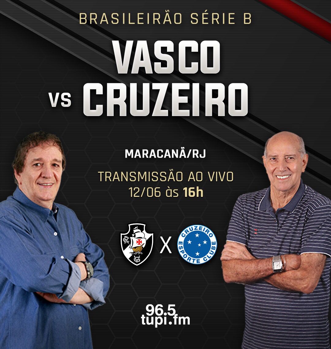 VASCO X CRUZEIRO - Acompanhe AO VIVO a partida pela Série B do