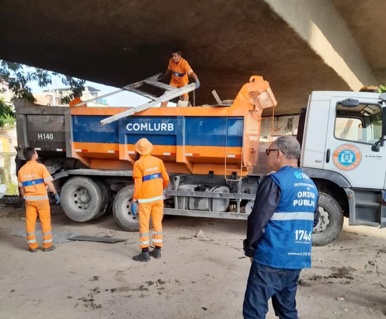 Construções irregulares são demolidas em Del Castilho