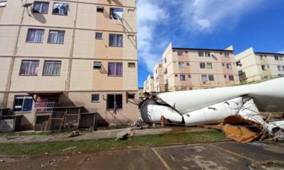 Moradora de condomínio na Zona Oeste é ferida após ser atingida por caixa d'água