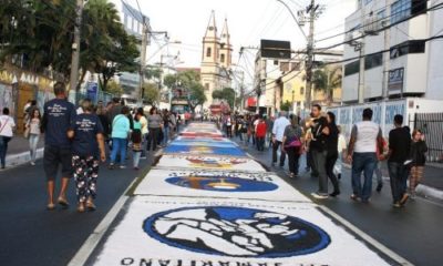 Cidade de São Gonçalo recebe maior tapete de sal da América Latina
