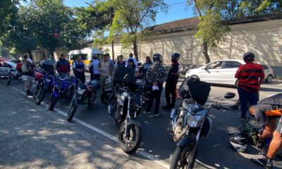 Polícia e Seop realizam operação para apreender motos irregulares na Zona Sul do Rio