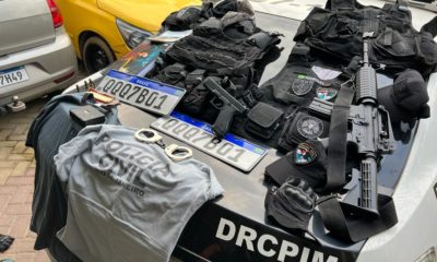 materiais apreendidos