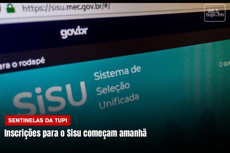 Inscrições para o Sisu começam nesta terça-feira (Foto: Erika Corrêa/ Super Rádio Tupi)
