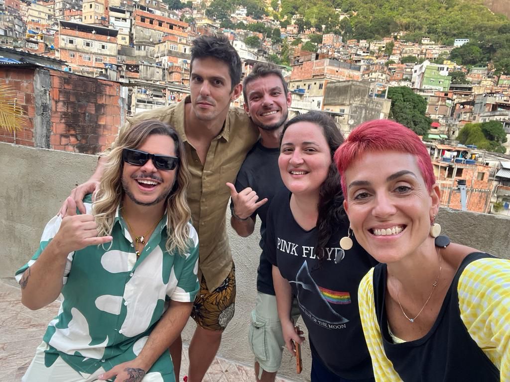 Marcus Majella e Rafael Infante gravam novo programa do Multishow (Foto: Divulgação)