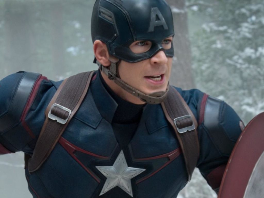 Chris Evans como Capitão América