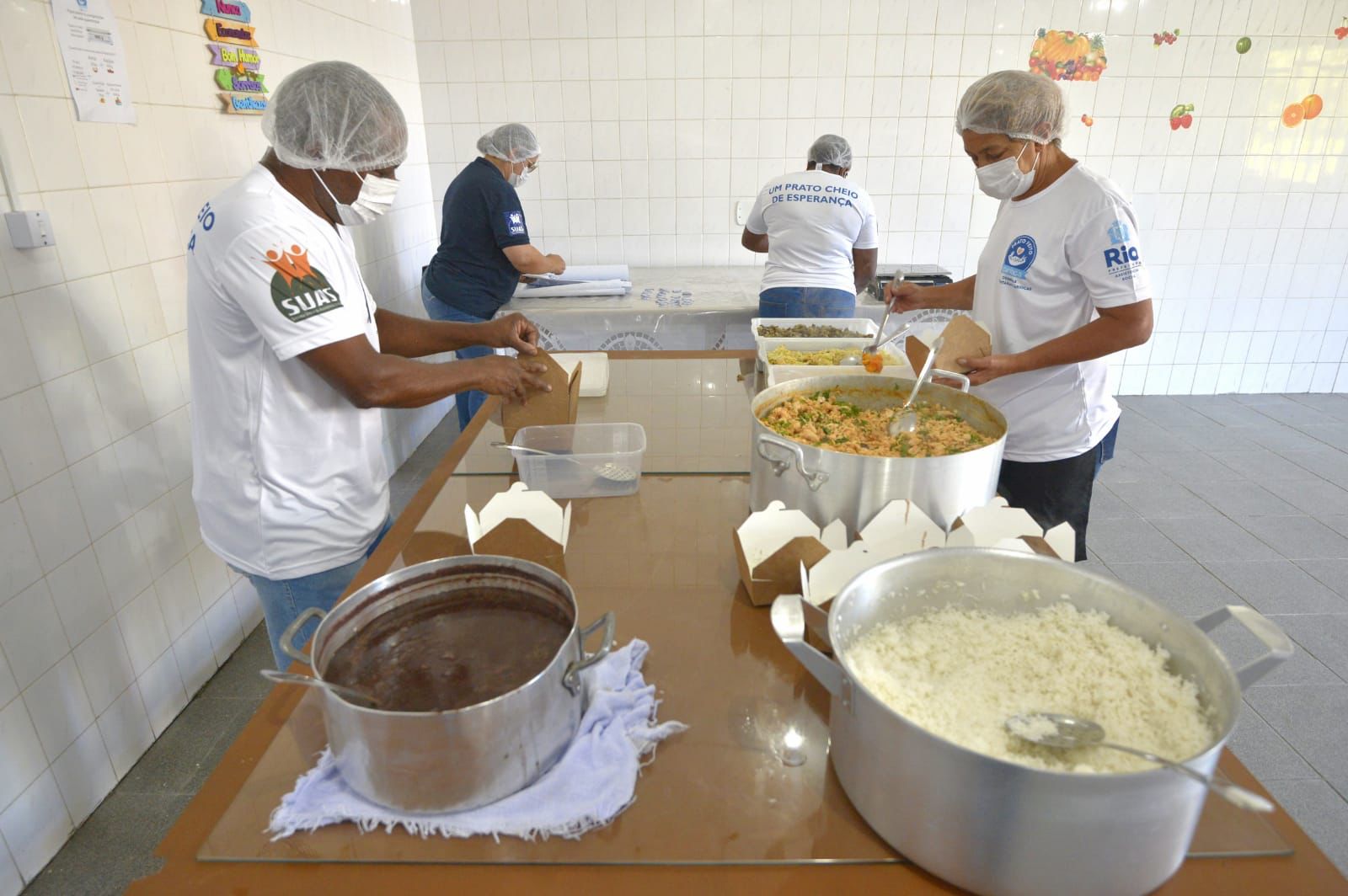 As Cozinhas Comunitárias Cariocas servirão 5.600 refeições por mês. (Foto: Prefeitura do Rio/Divulgação)