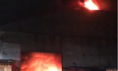 Incêndio na favela da Kelson's