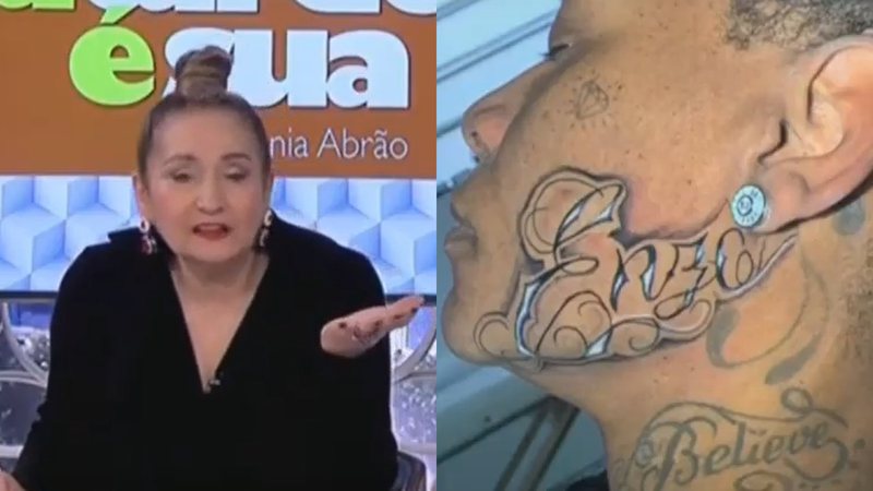 Sonia Abrão detona tatuagem que Pepê fez no rosto