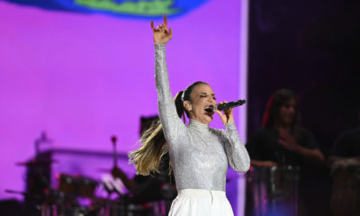 Ivete Sangalo agita Florida Cup Fan Fest no palco do Universal Studios, nos EUA