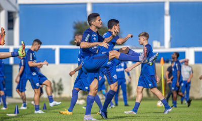 Avaí durante treinamento