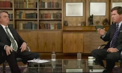 Bolsonaro em entrevista à TV Fox News