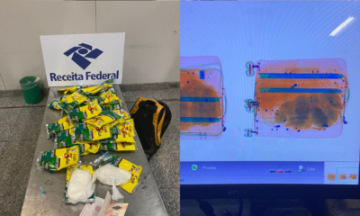 Receita Federal encontra cocaína em embalagens de café no Galeão